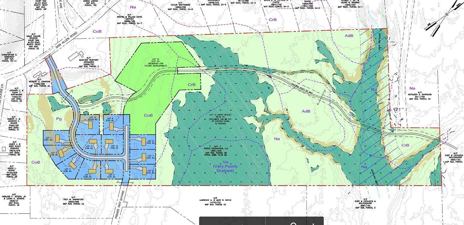 Cluster Subdivision Planned Off Sam Allen Rd.