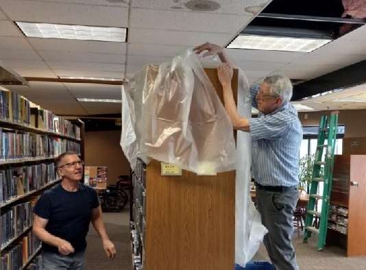 Library Responds Quickly to Leaking Roof