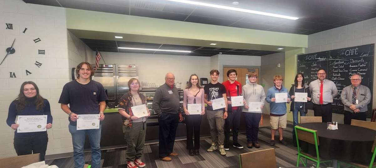 Rotary Club Honors Sanford Regional Technical Center Students