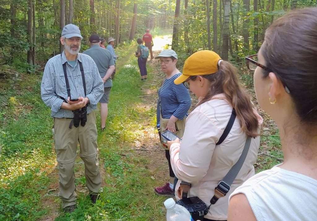 birders at the Springvale farm walk