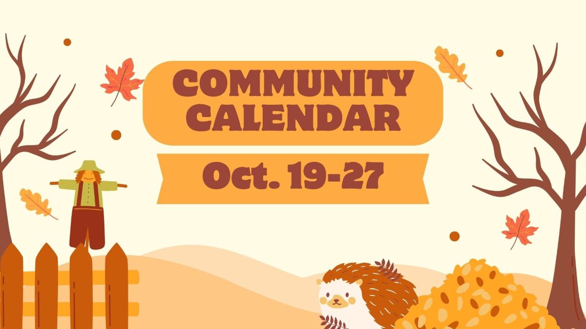 Calendar October 19 – 27th