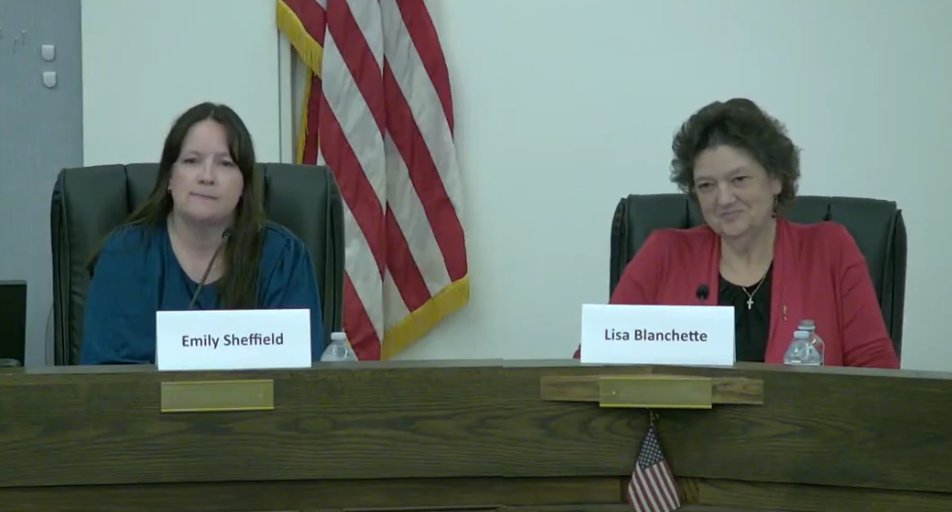 Emily Sheffield, left, and Lisa Blanchette